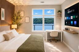 Hudson River Views | Private Balcony+ 2 Gyms - Image 3