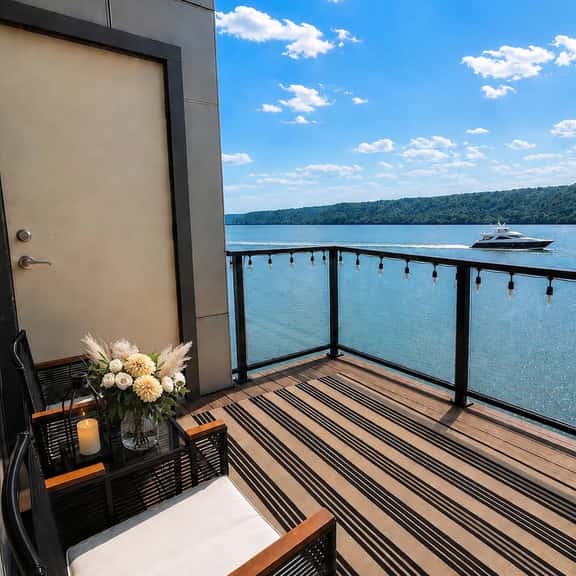 Hudson River Views | Private Balcony+ 2 Gyms - Image 1